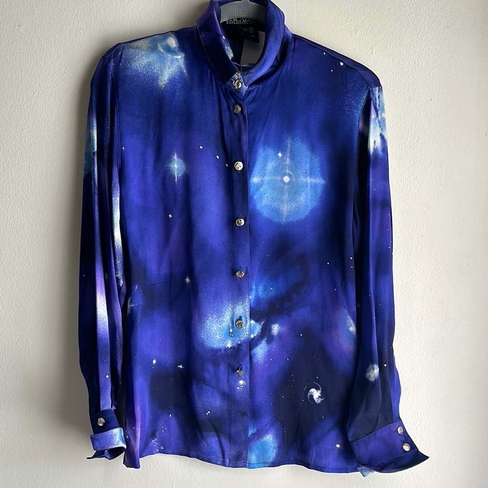 Escadq sill blouse size 34 4 small